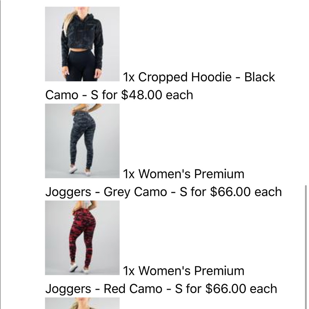 My alphalete order